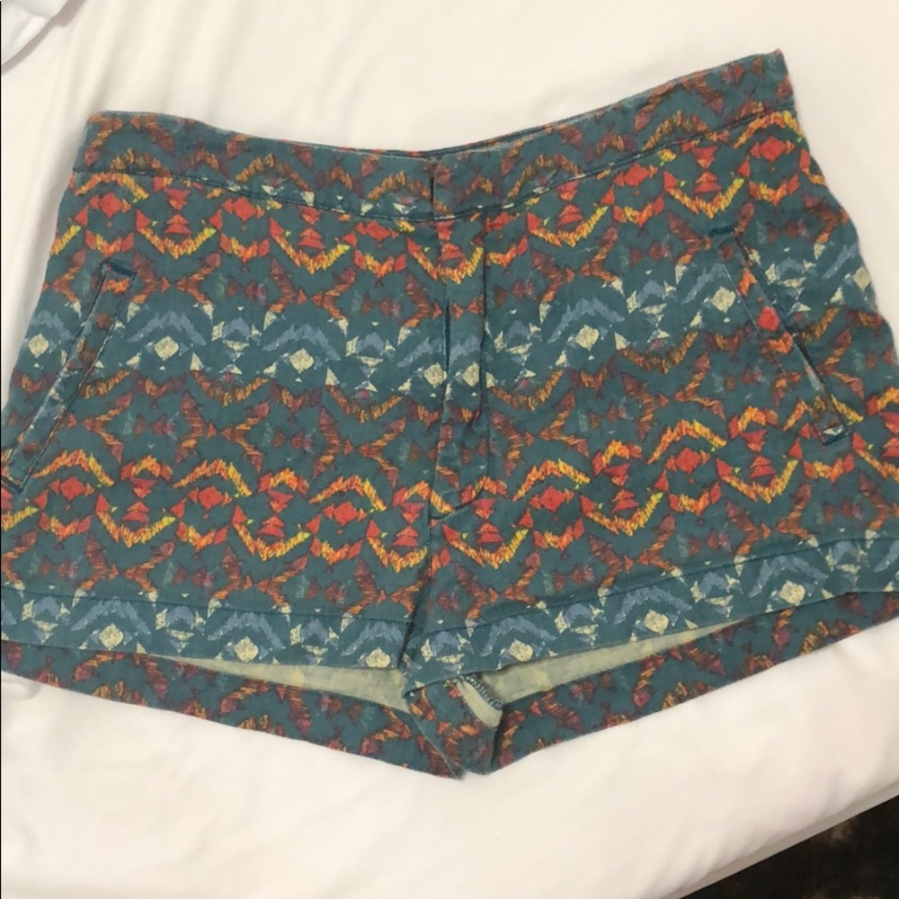 Free people multi color shorts size 4